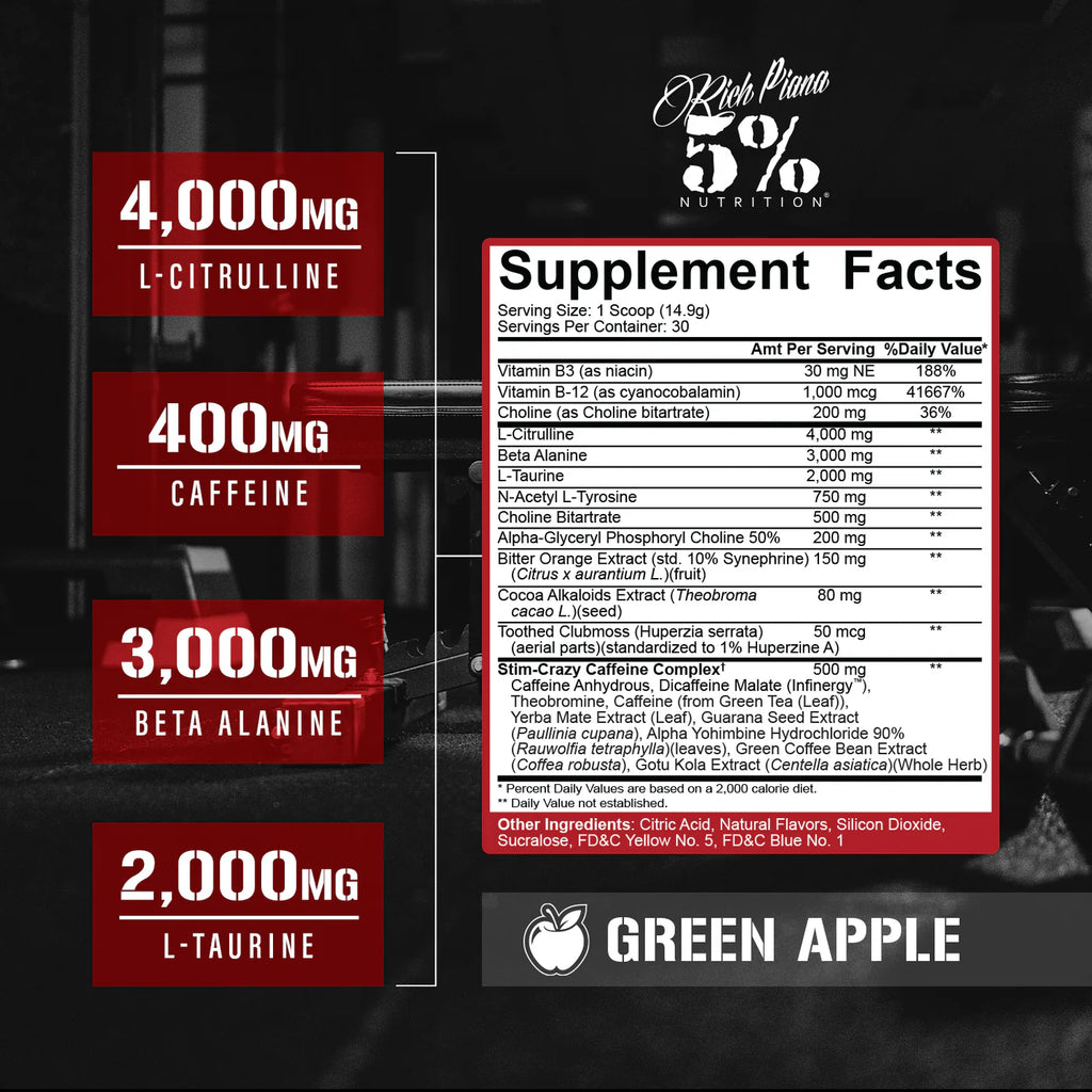 Special Order Only-5150 High Stimulant Pre-Workout