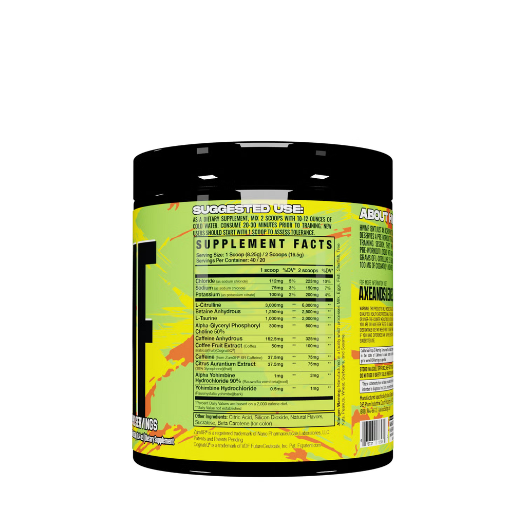Axe and Sledge HWMF Pre Workout