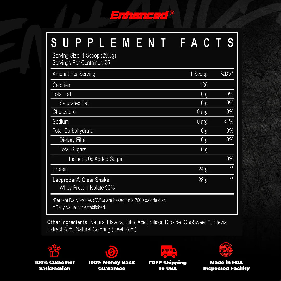 Special Order Only-Enhanced Labs iO Clear Whey-