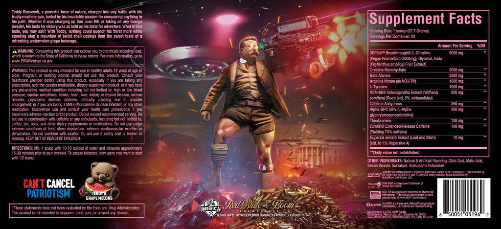 Merica Labz Red, White, & Boom