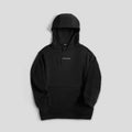 Gymreapers Axis Mockneck Hoodie-Black/White